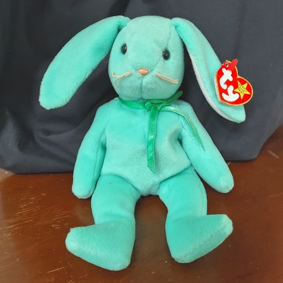 Ty Beanie Babies Hippity The Mint Bunny - Picture 2 of 8